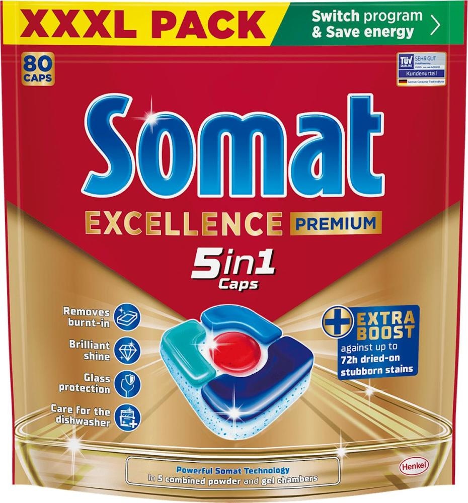 Somat Excellence Premium 5in1 Caps 80 CAPS