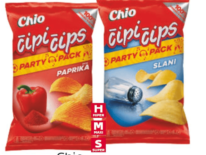 Chio Čipi čips 190 g ili 200 g Chio