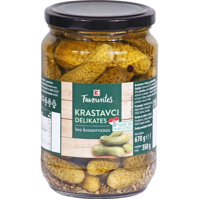 Favourites Krastavac delikates 670 g