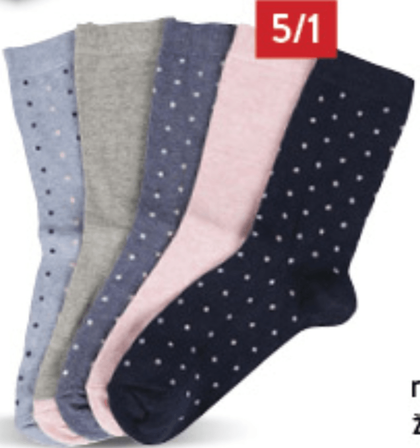 Ženske čarape 5/1, par