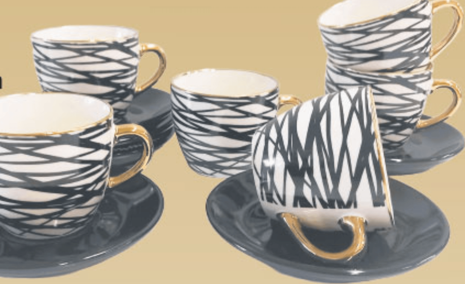 Set šalica za kavu 12 kom/set, 200 ml