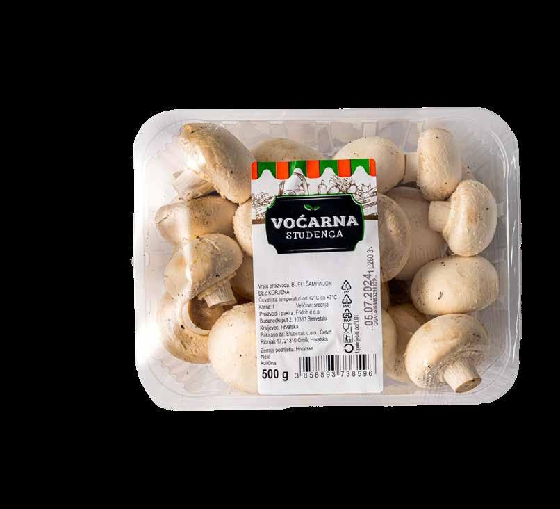 Voćarna Studenac Gljiva Šampinjoni 500 g