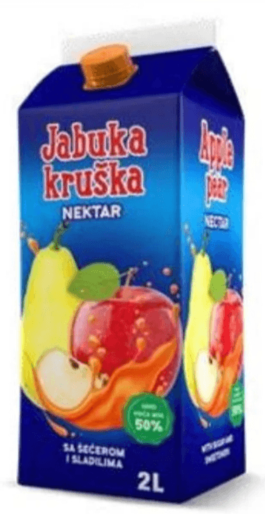 Nektar od jabuke i kruške 2 l