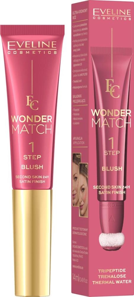 Eveline Cosmetics Wonder Match Ultracreamy Blush