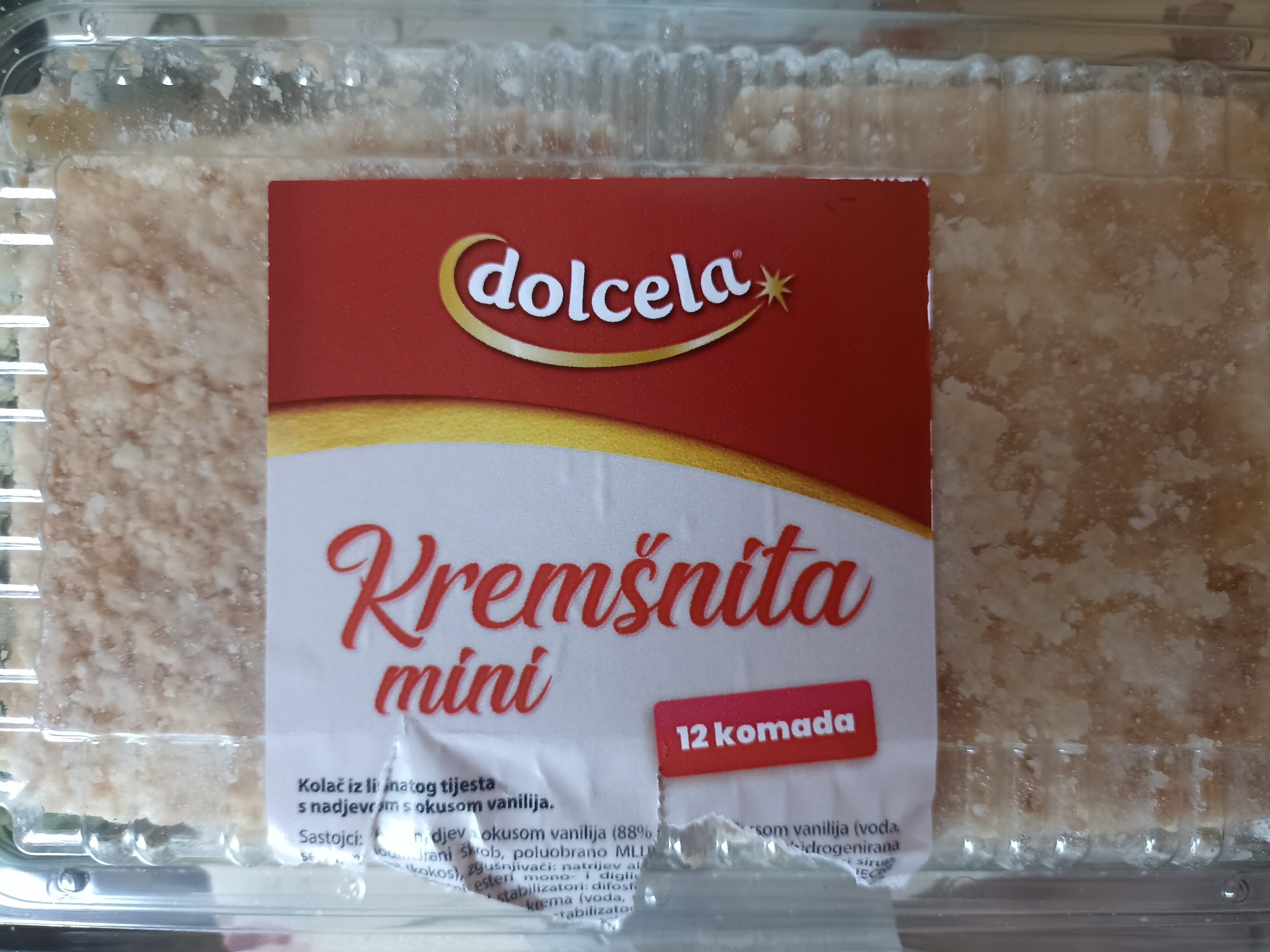 Mini kremšnita Dolcela 340 g