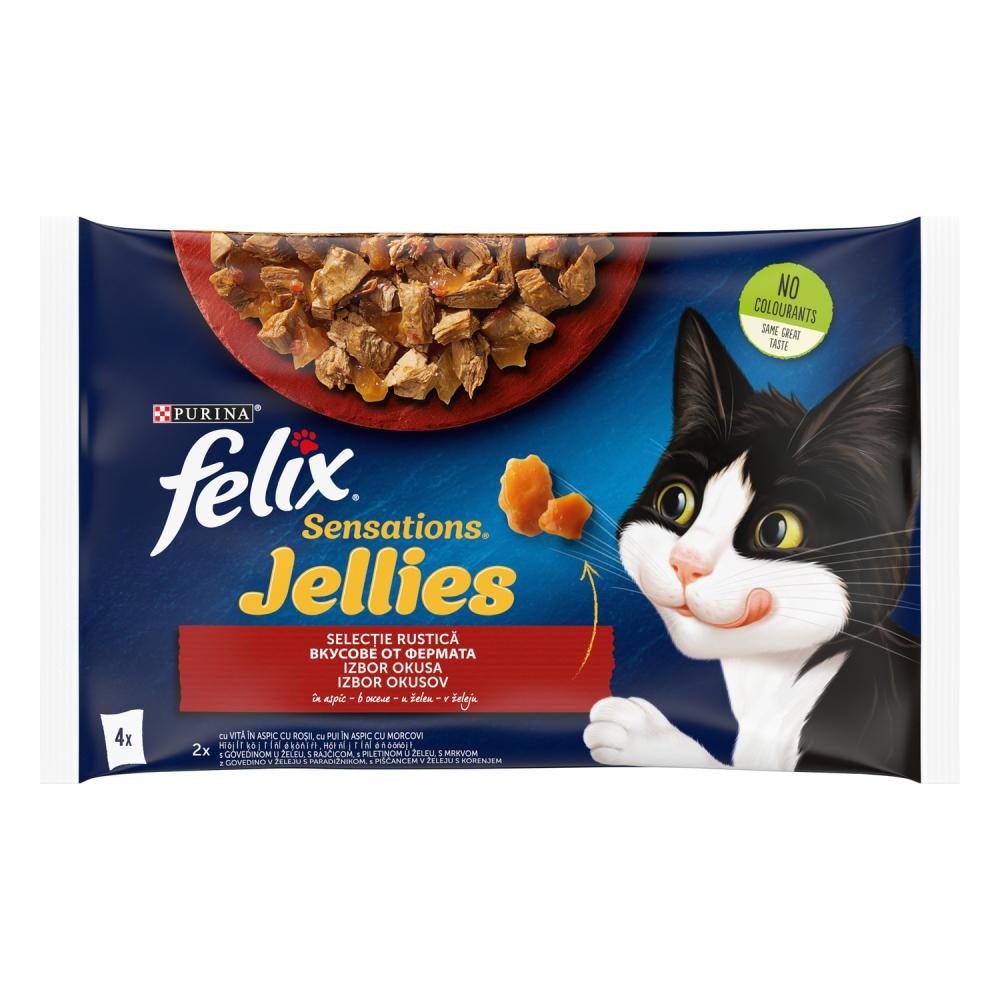 Felix Sensations Jellies 4x85 g