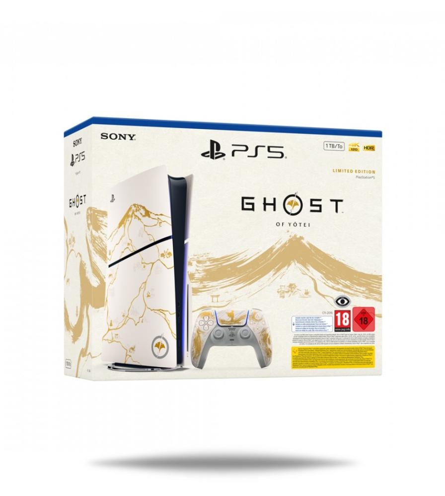 PlayStation 5 Slim Ghost of Yotei Gold Limited Edition Bundle
