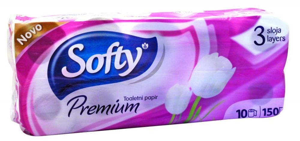 Softy Toaletni papir 10 rola, 150 listića