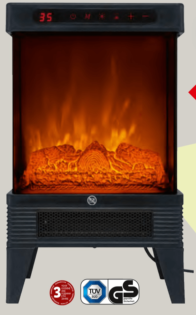 SILVERCREST® Električni kamin Komad