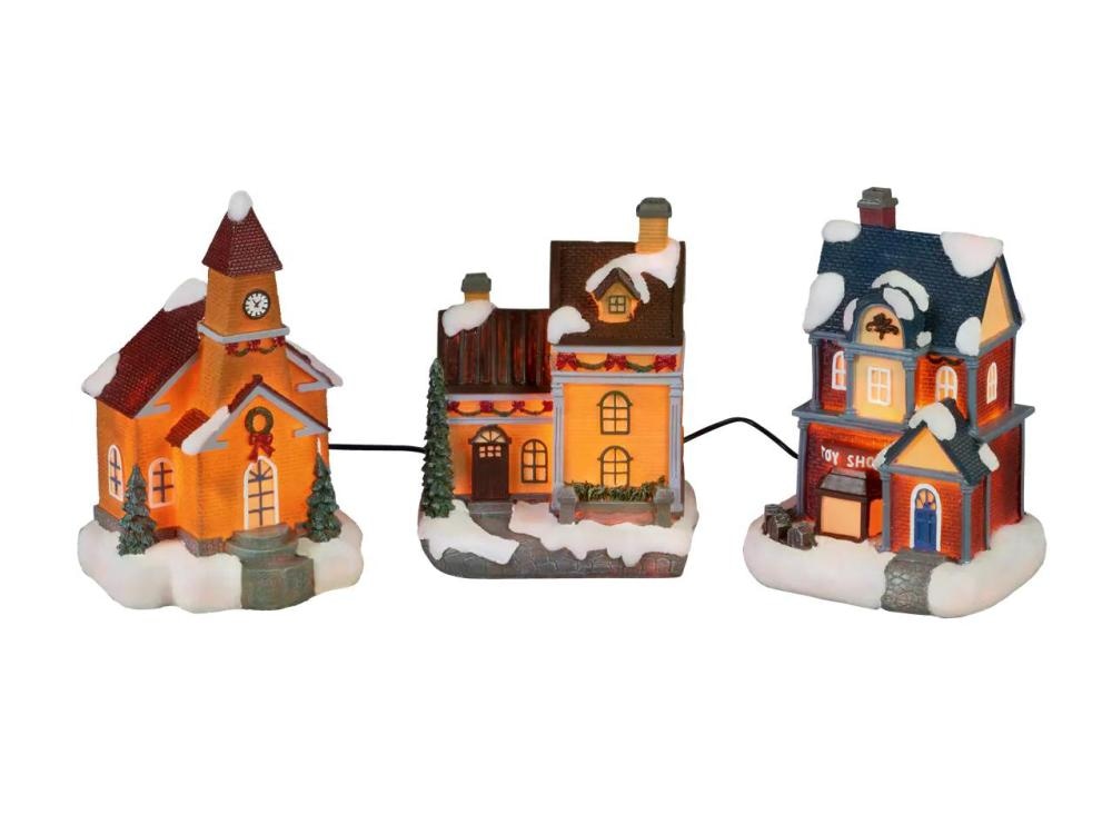 LIVARNO home Svjetleće božićne kućice Komad