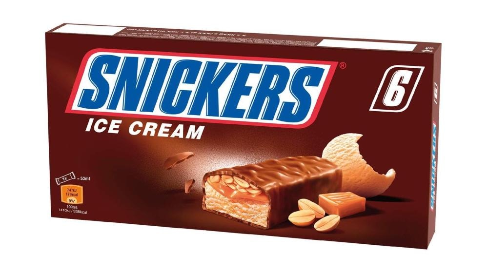 Sladoled Multipack Mars ili Snickers 6/1, 240 g ili 273,6 g