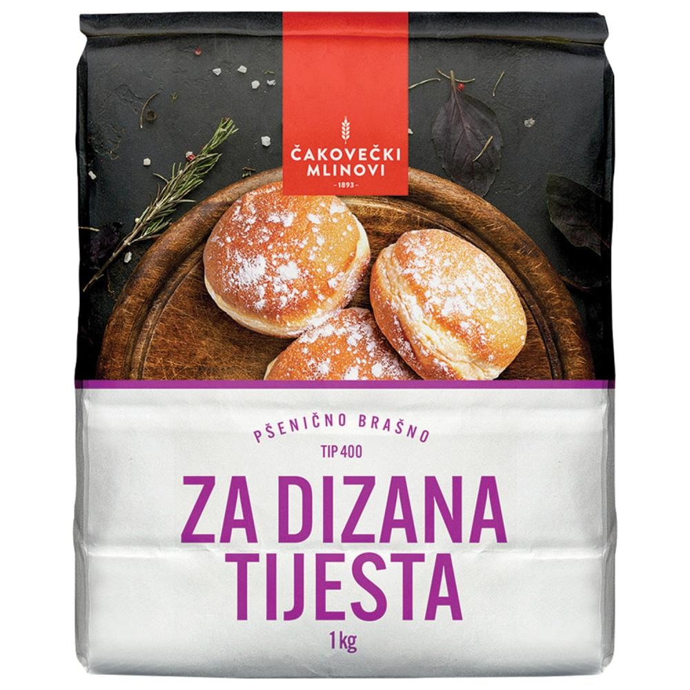 Pšenično brašno za dizana tijesta ili Kukuruzna krupica Čakovečki Mlinovi 1 kg