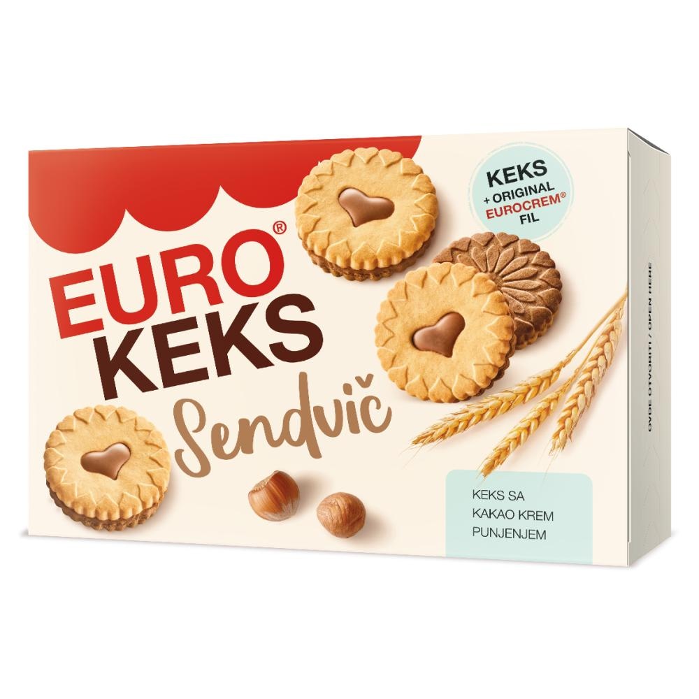 Swisslion Takovo Sendvič keks eurokrem 250g Swisslion Takovo