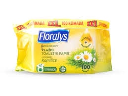 Floralys Vlažni toaletni papir 100 kom