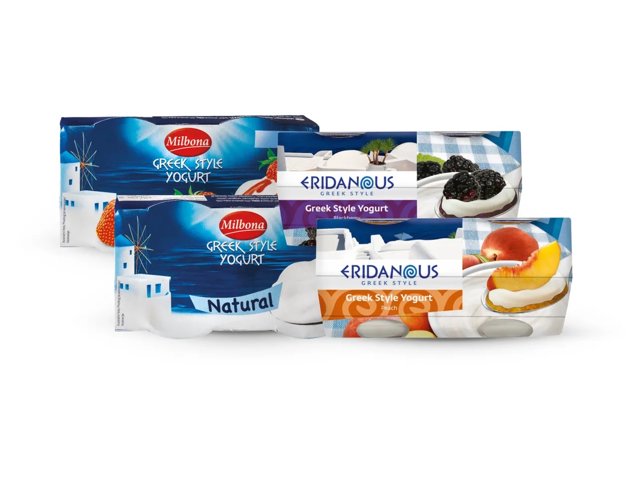 Eridanous/Milbona Jogurt grčkog tipa 4 x 125 g