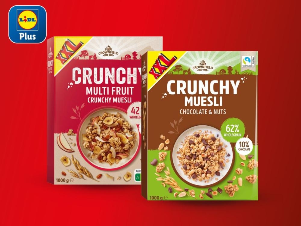 Crownfield Hrskavi muesli XXL 1 kg