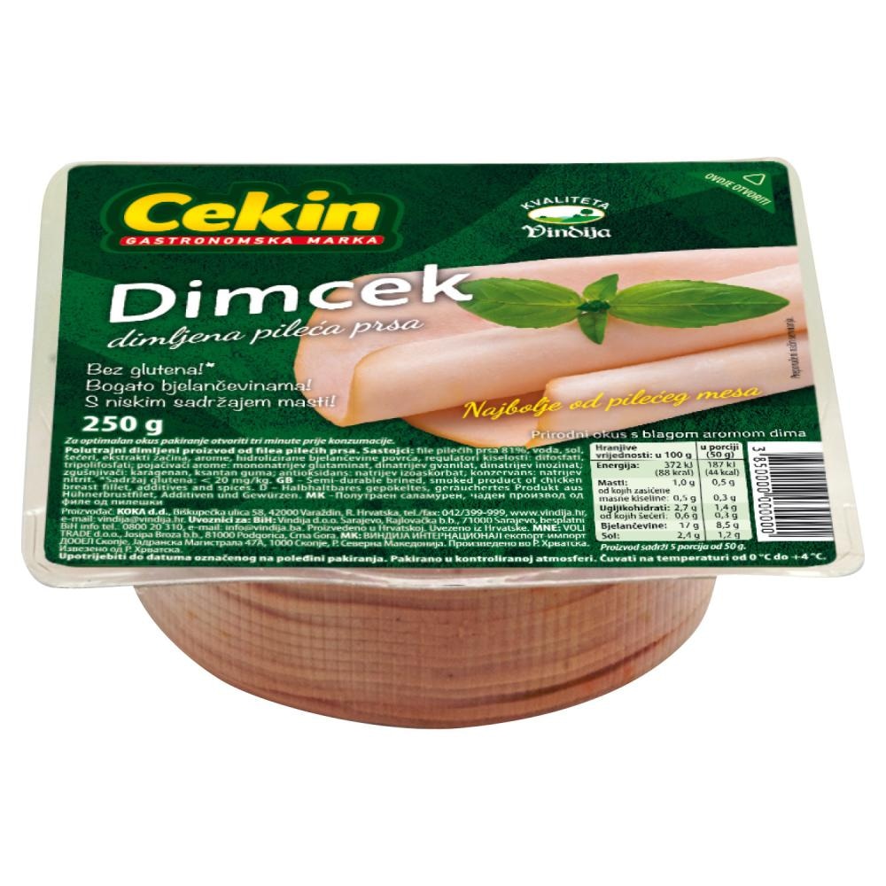 Salama Dimcek Cekin Dimljena pileća prsa 250 g