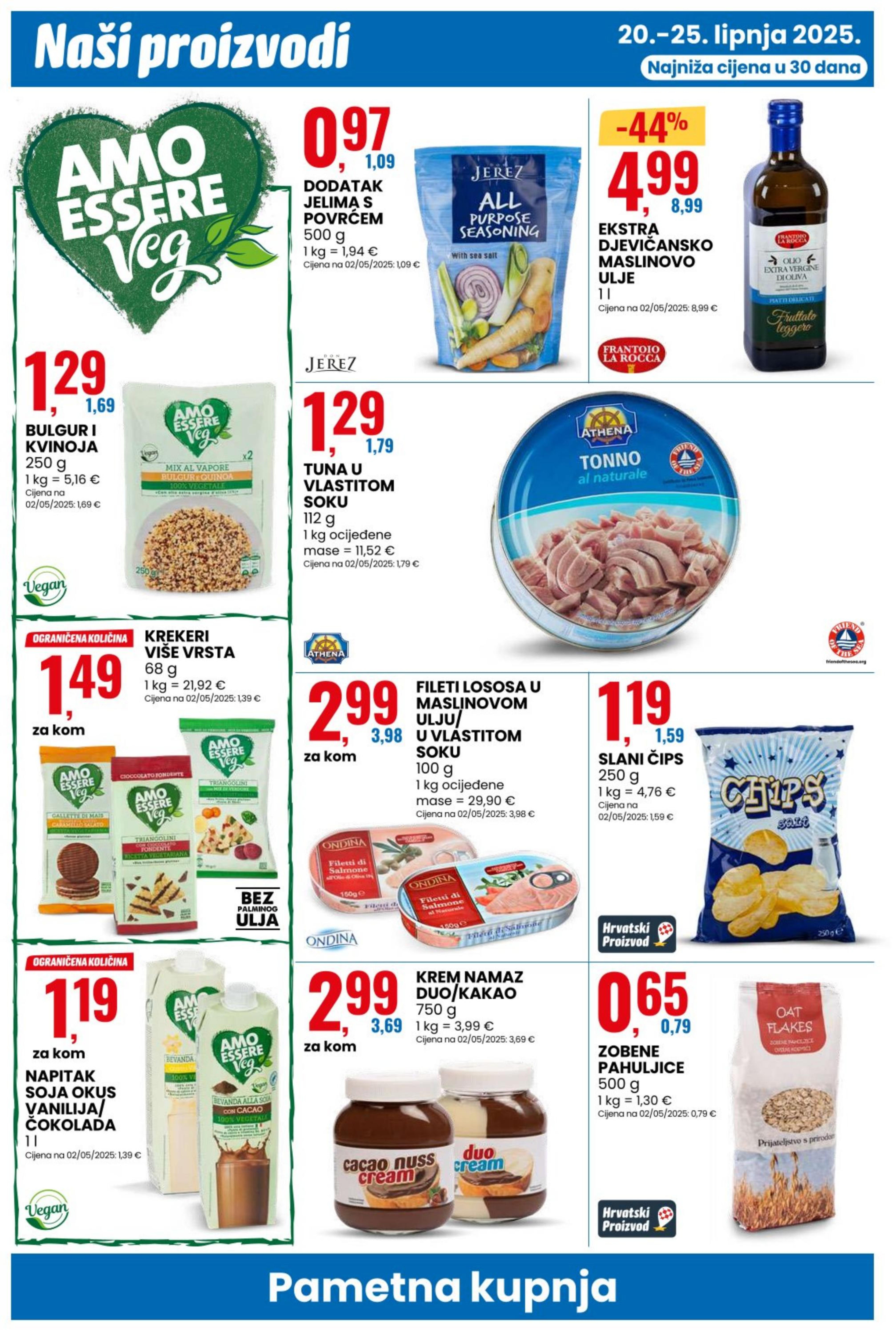 Krekeri više vrsta