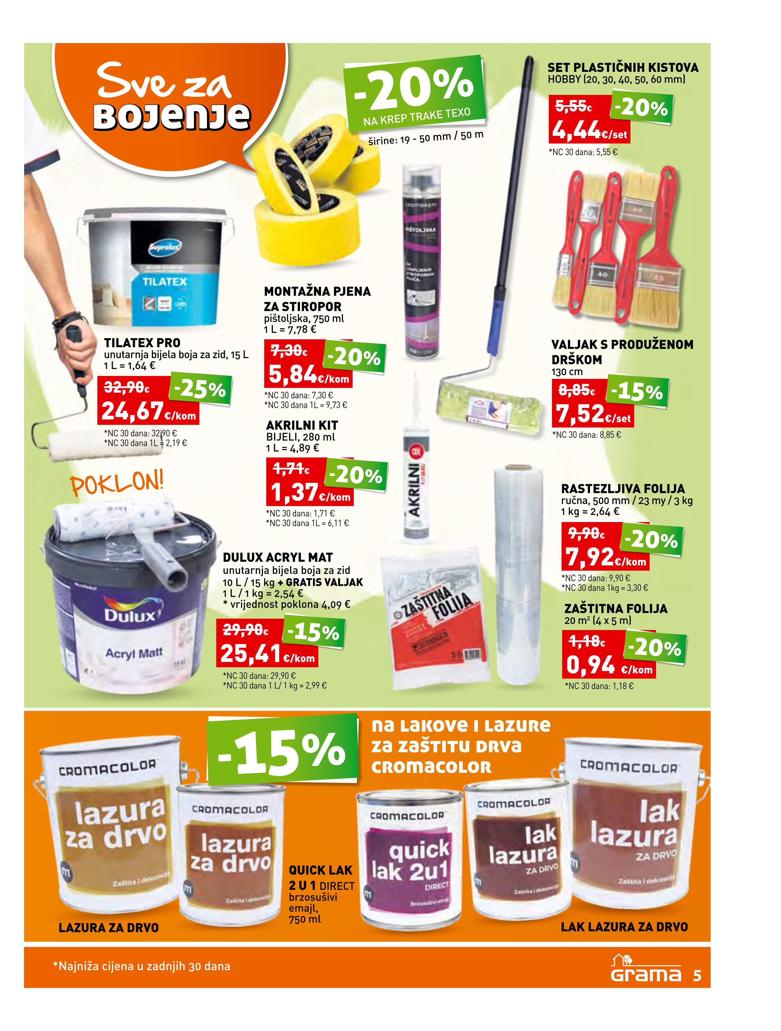 Set plastičnih kistova