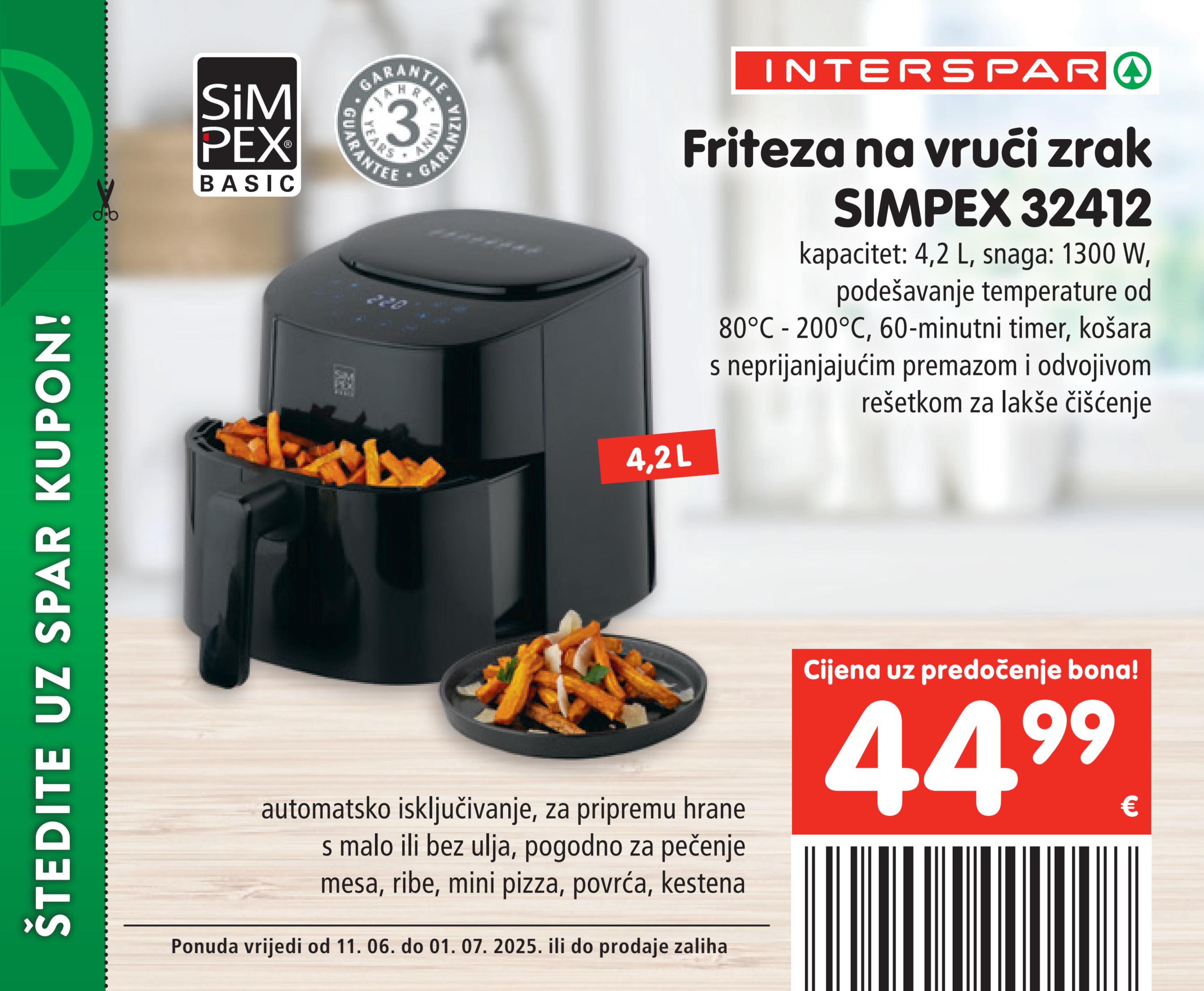 Friteza na vrući zrak