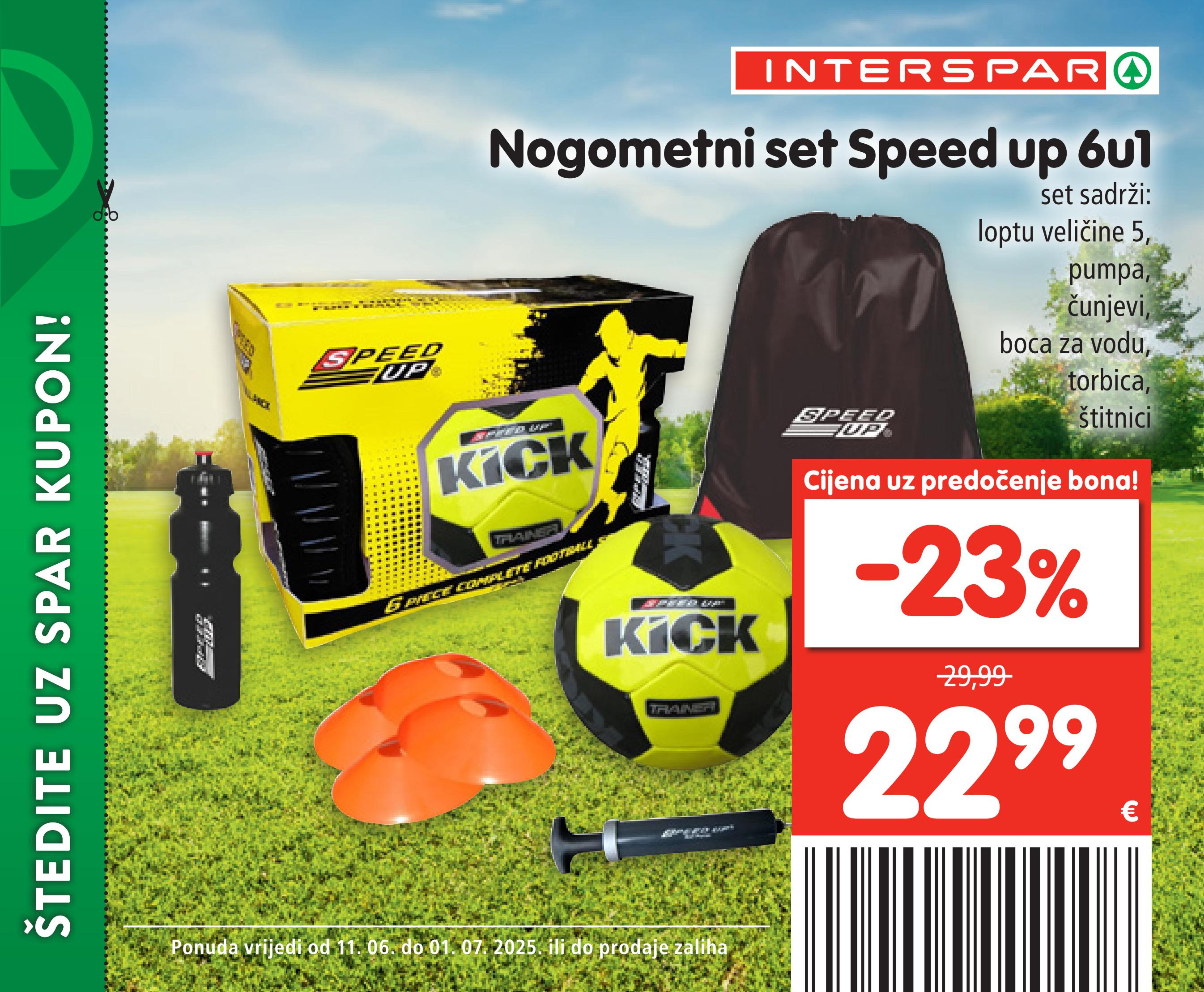 Nogometni set speed up 6u1