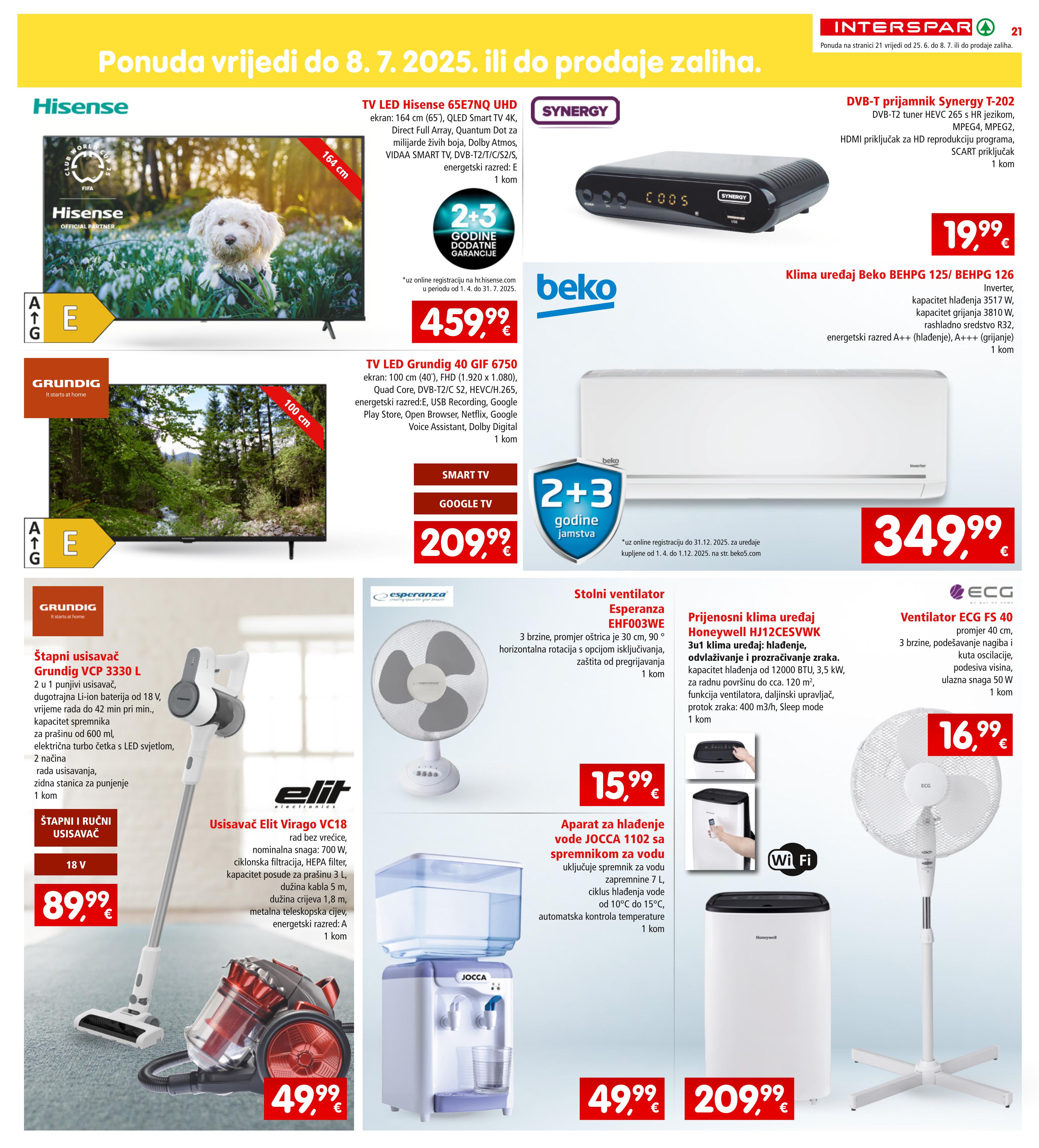 Štapni usisavač grundig vcp 3330 l