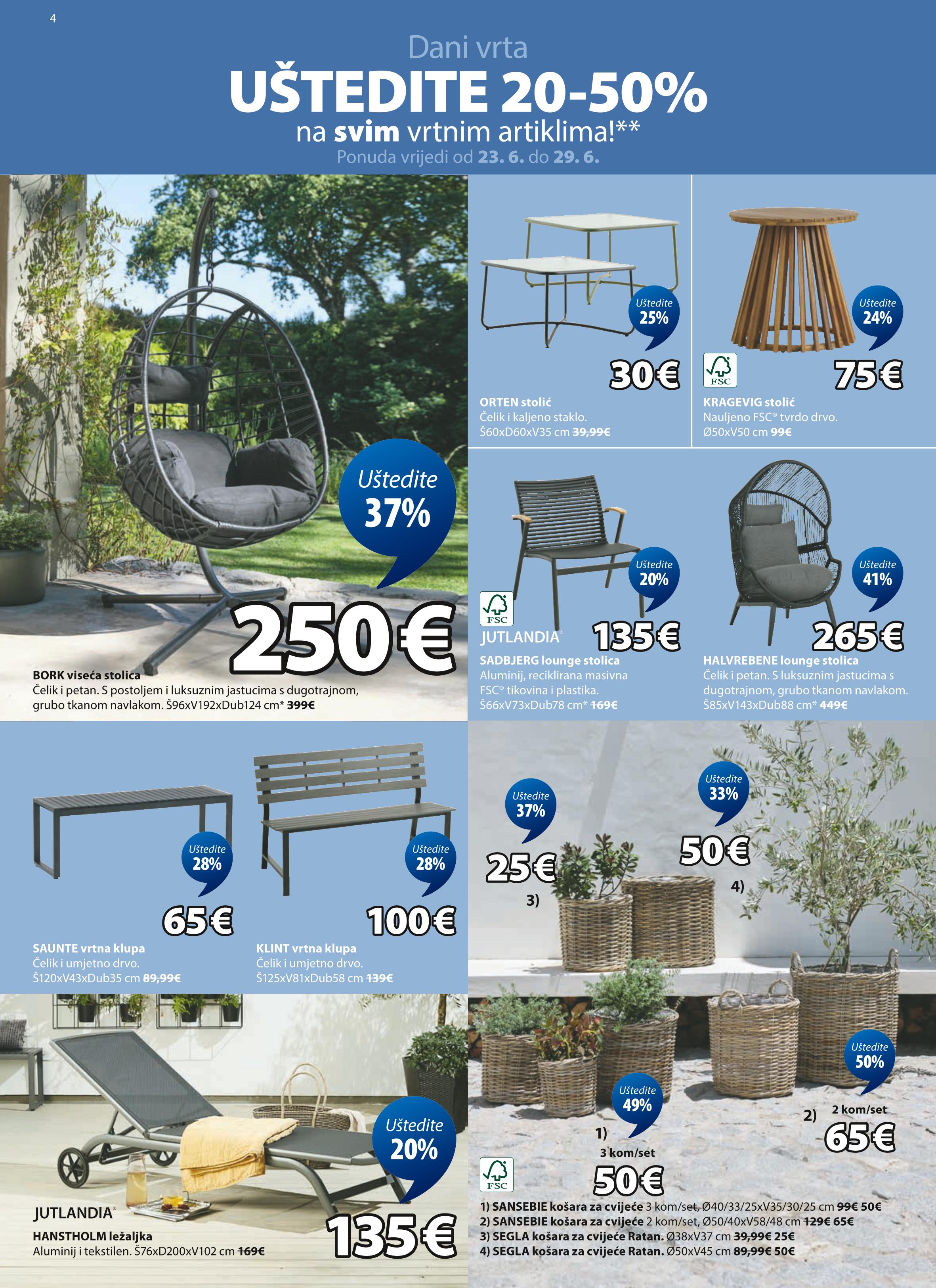 Sansebie košara za cvijeće
