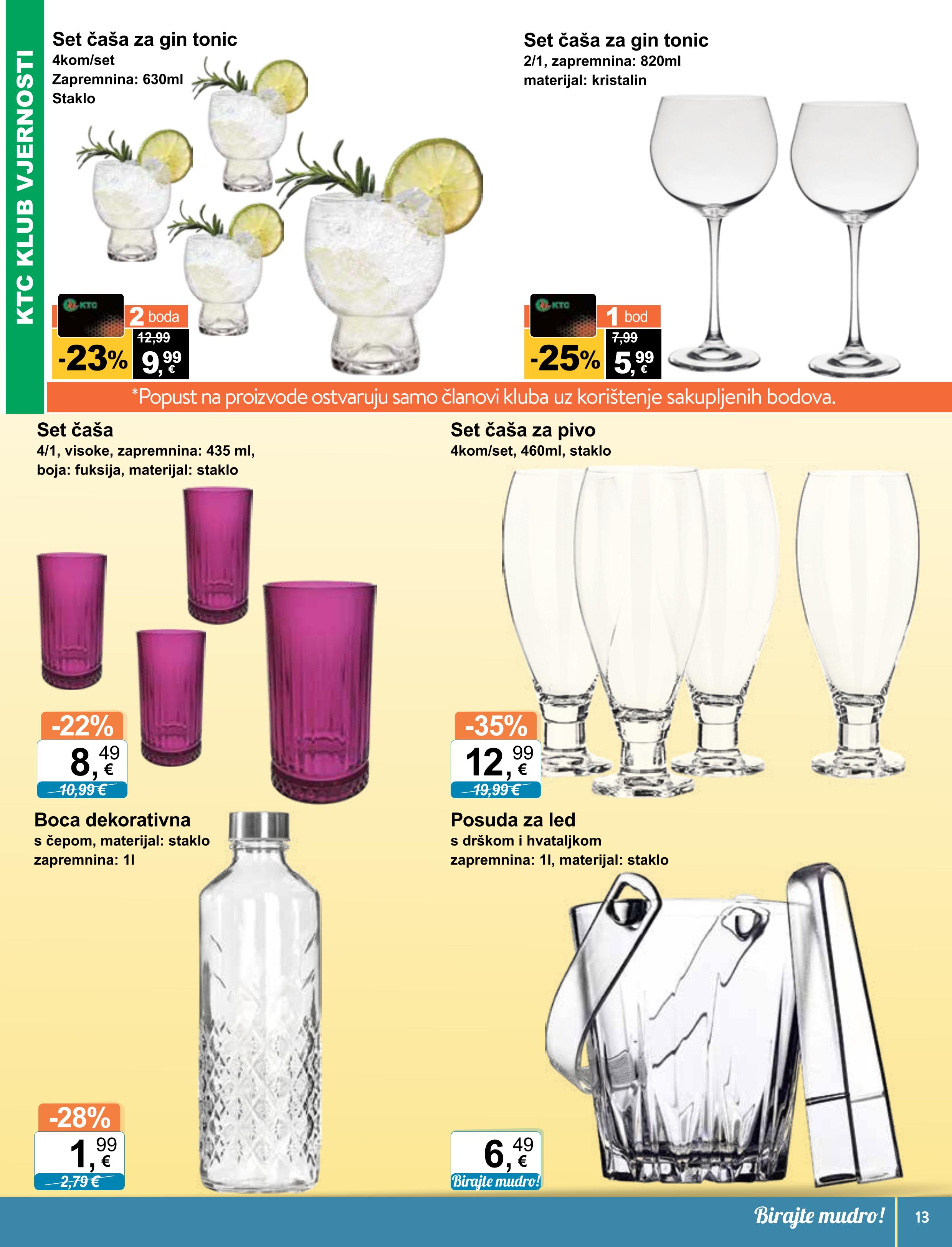 Set čaša za gin tonic