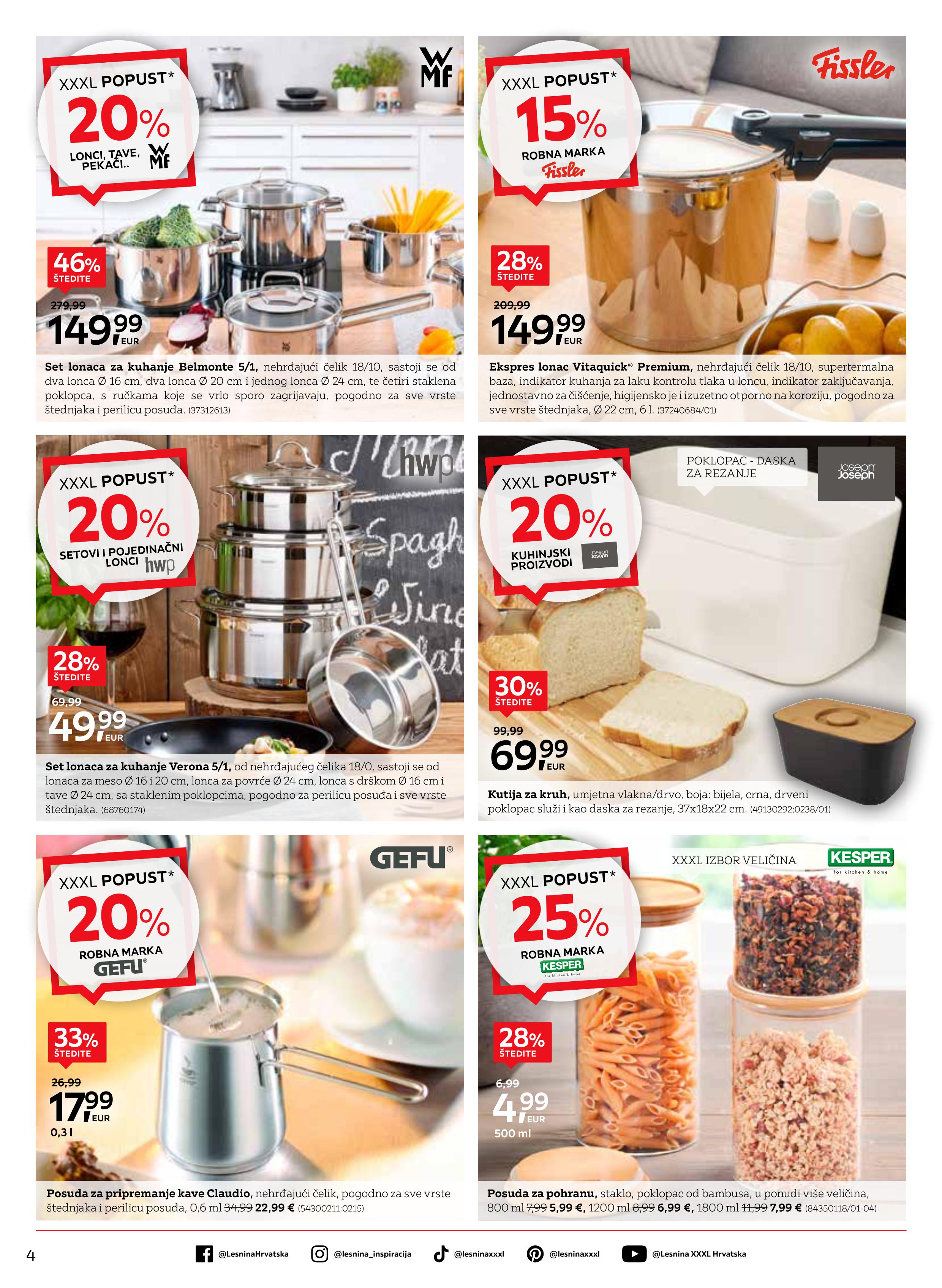 Set lonaca za kuhanje belmonte 5/1