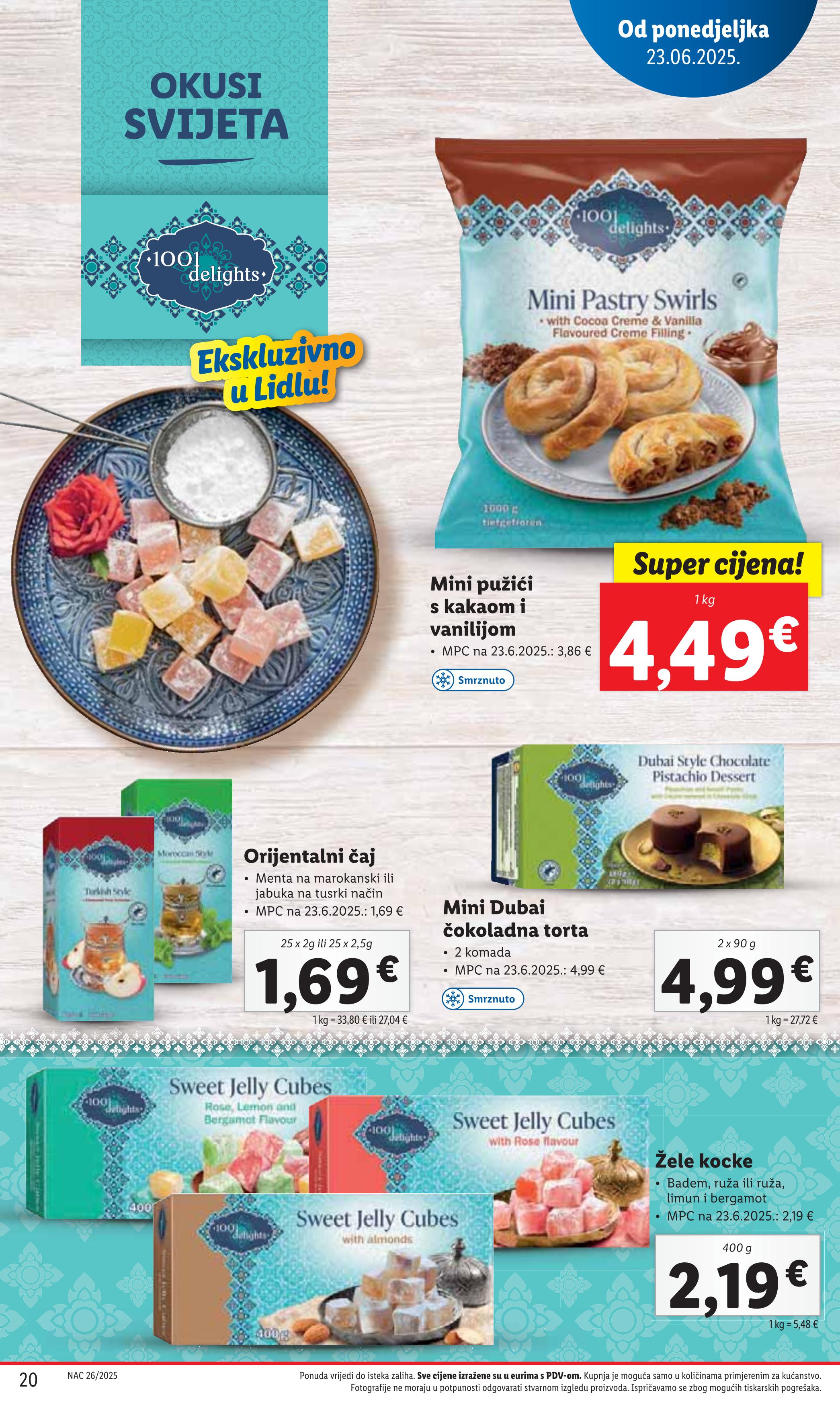 Mini dubai čokoladna torta