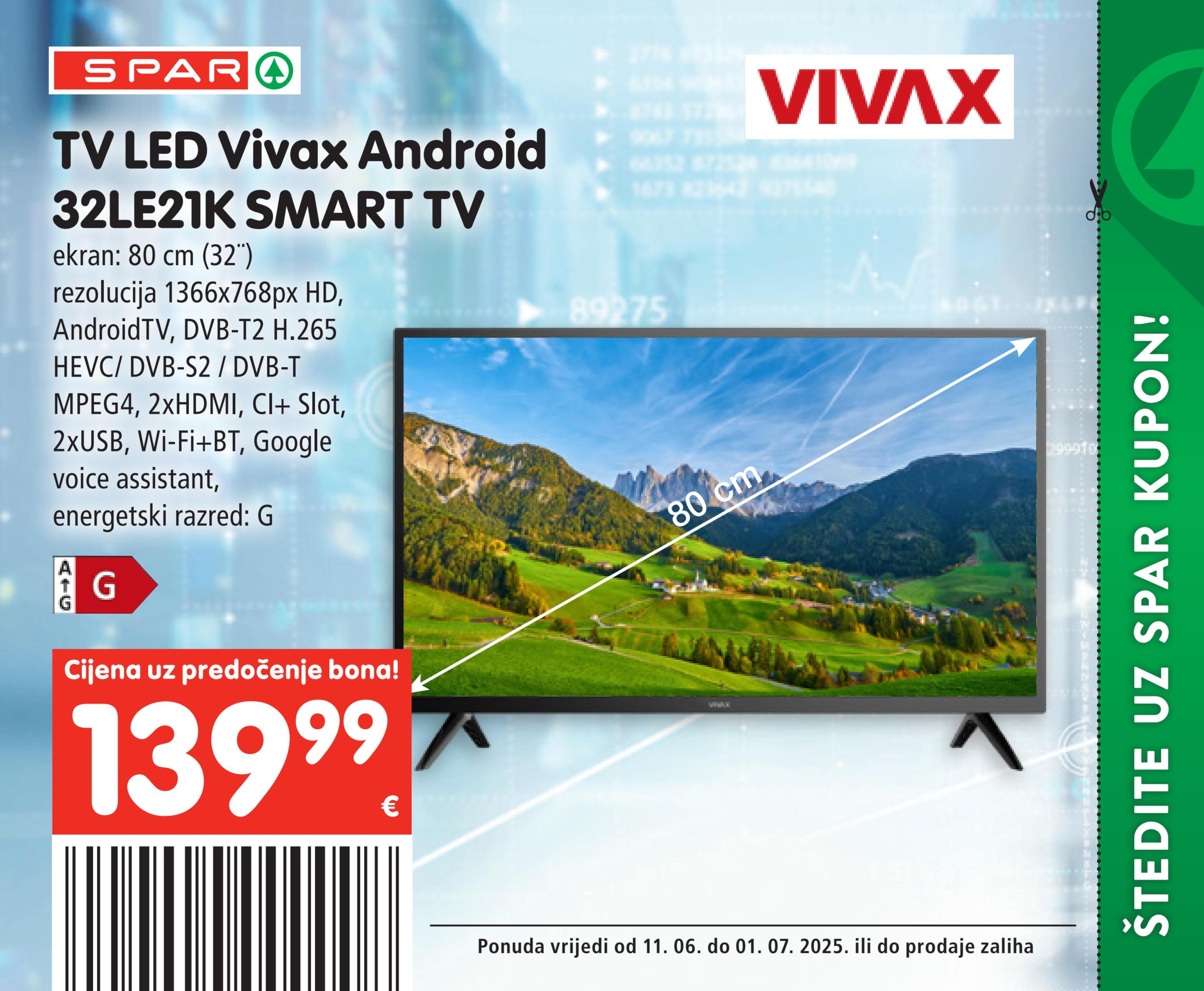 Tv led android smart tv