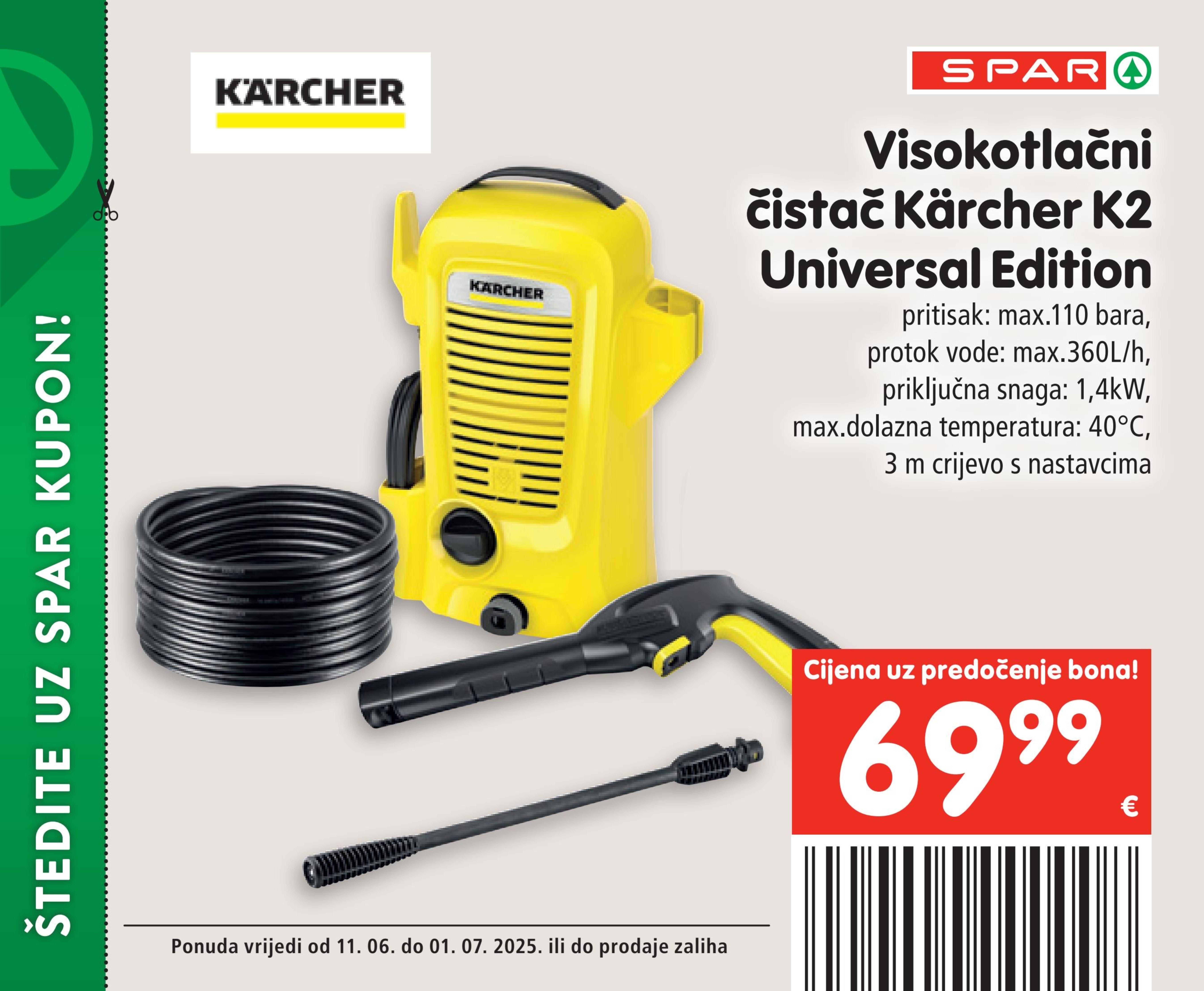 Visokotlačni čistač k2 universal edition