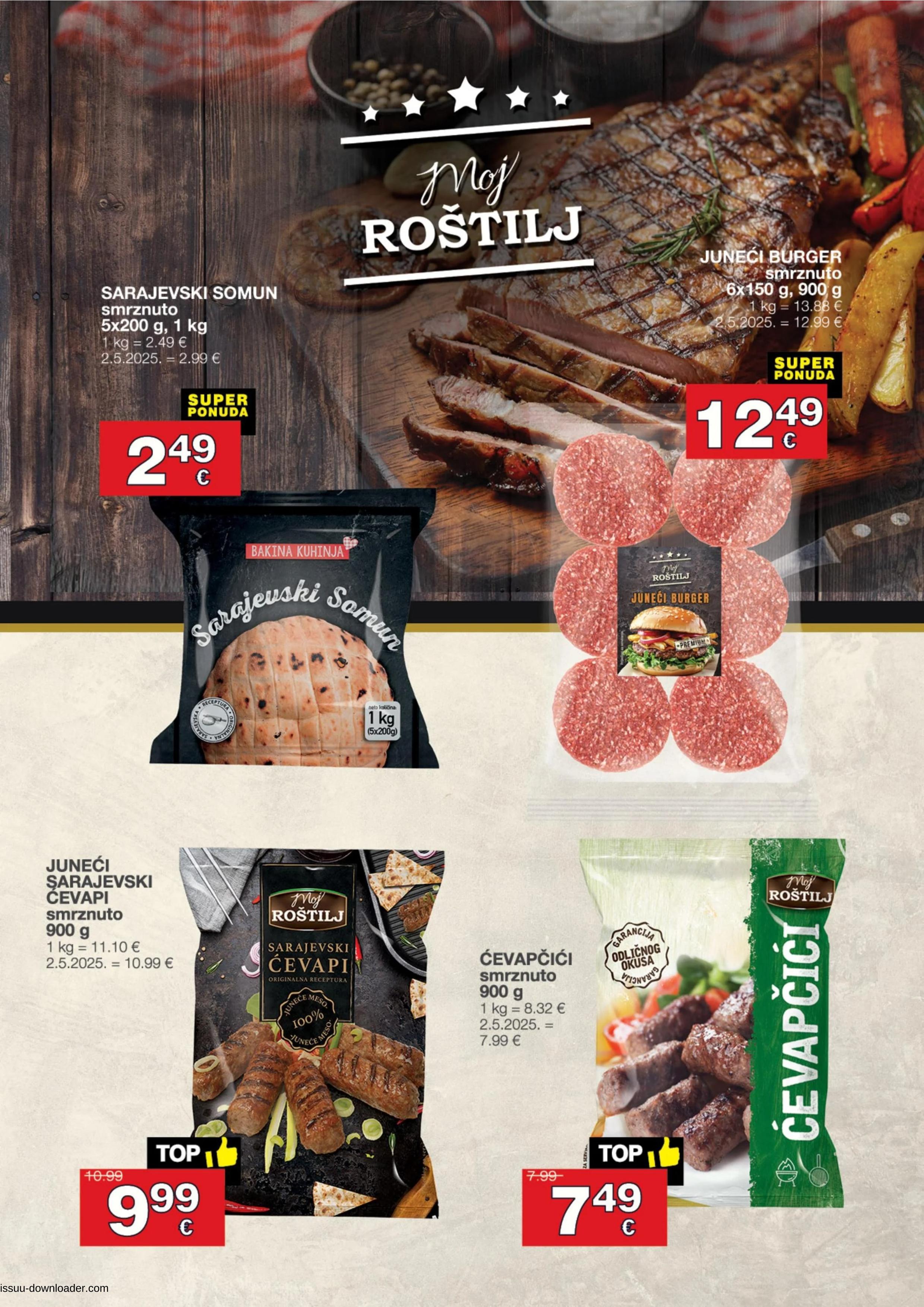 Juneći sarajevski ćevapi