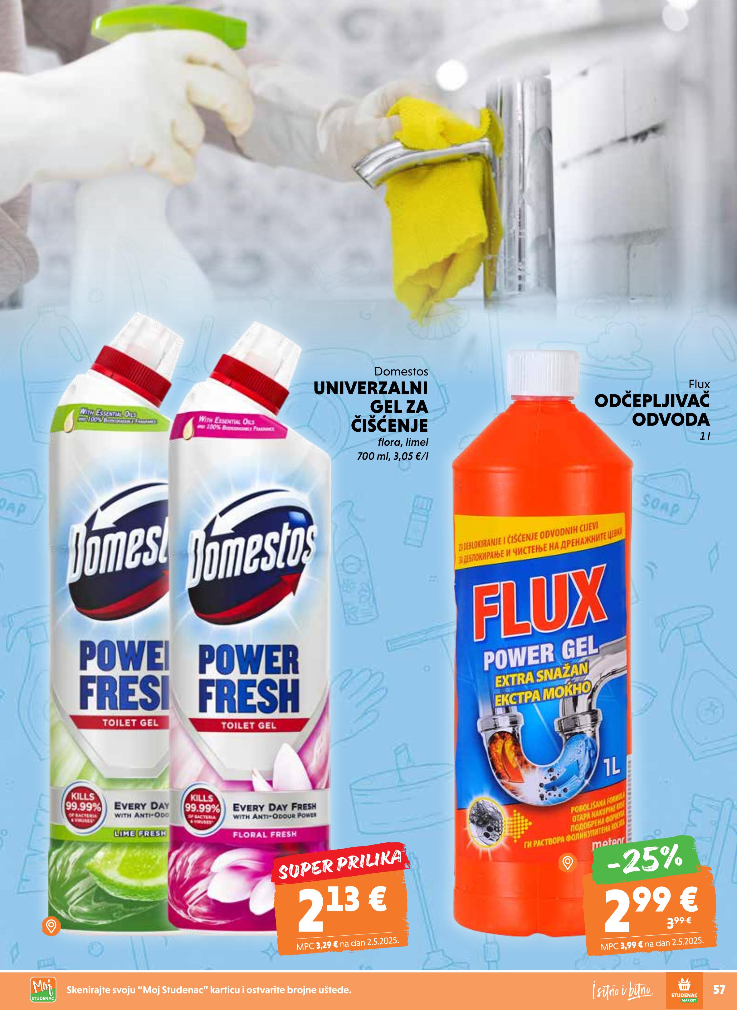 Power fresh toilet gel