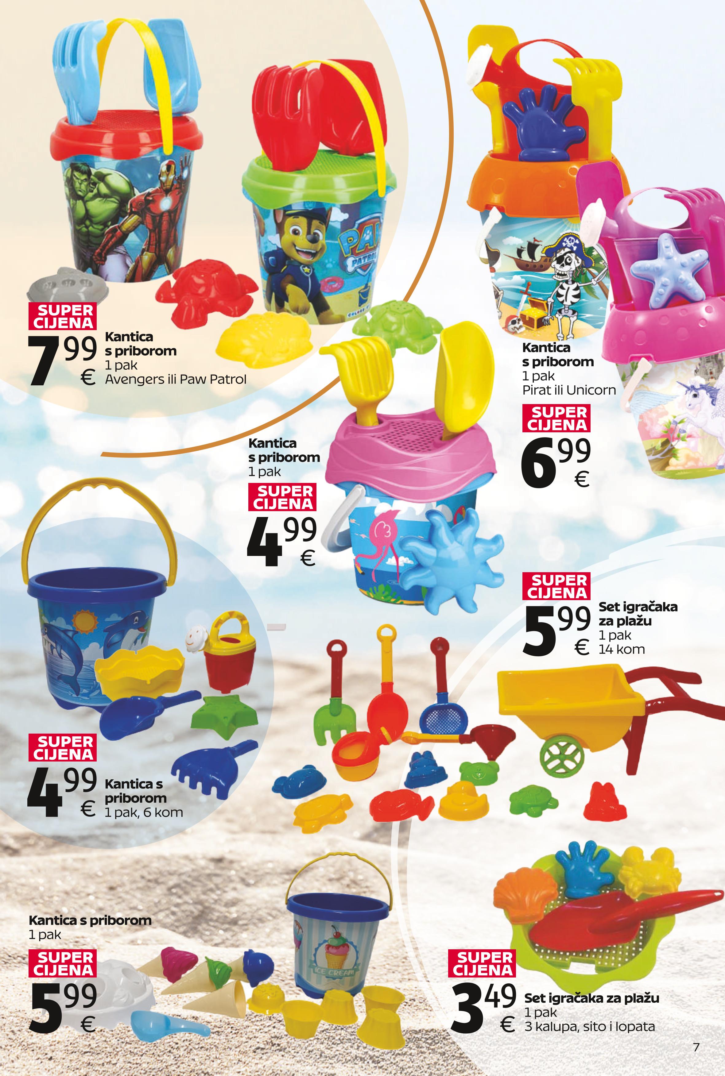 Set igračaka za plažu