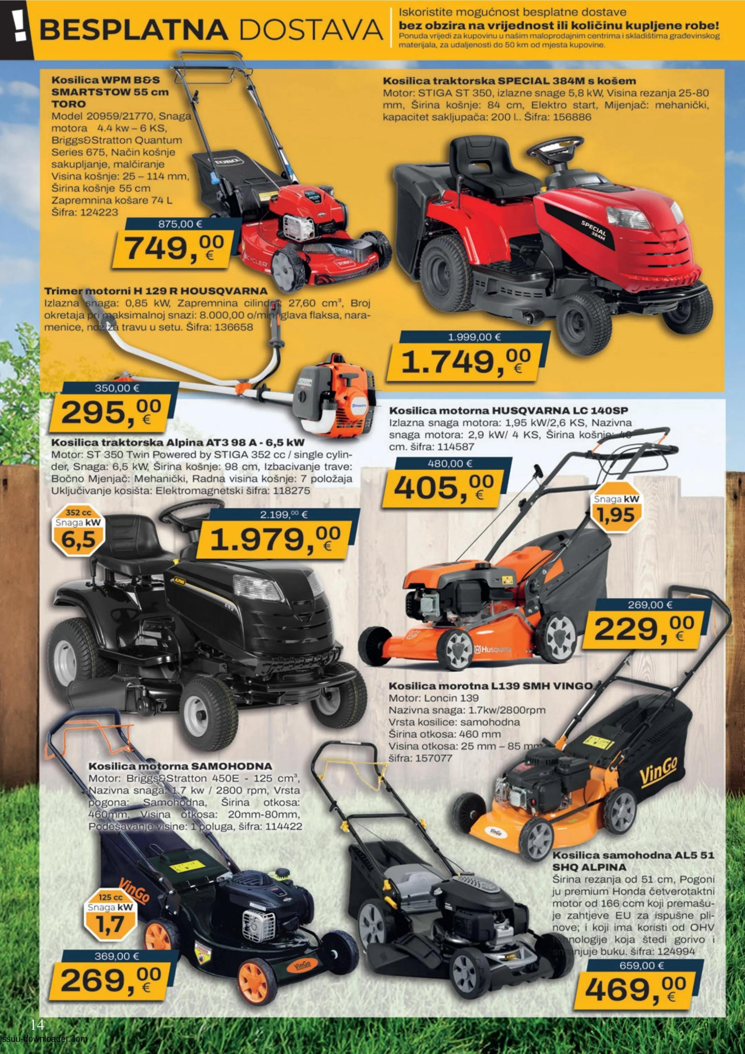 Trimer motorni