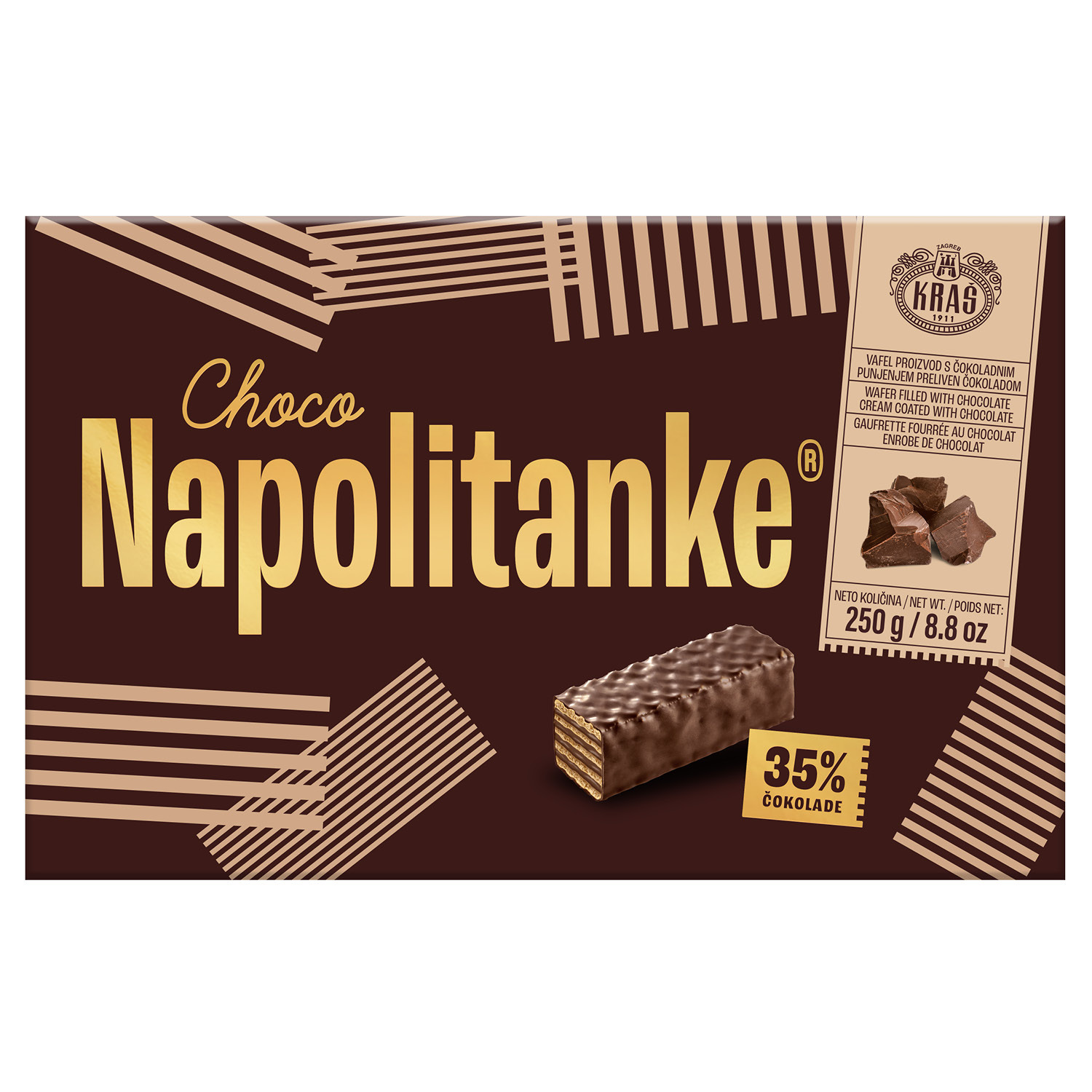 Napolitanke 250 g Kraš
