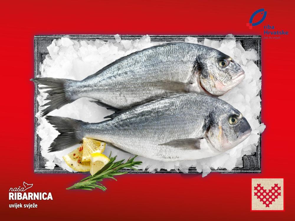 Očišćena jadranska orada 720 g