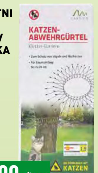 Zaštitni pojas protiv mačaka
