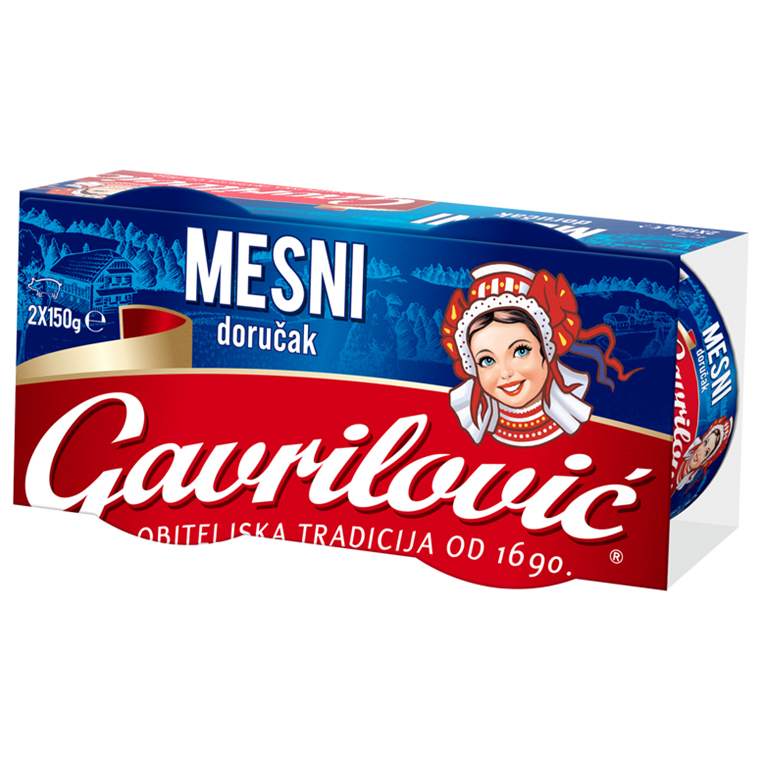 Mesni doručak 2 x 150 g Gavrilović