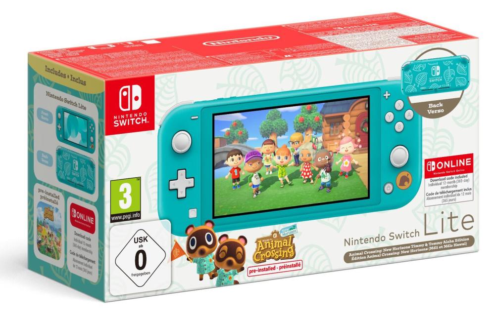 Switch konzola lite turquoise timmy tommy aloha edition 12m nso