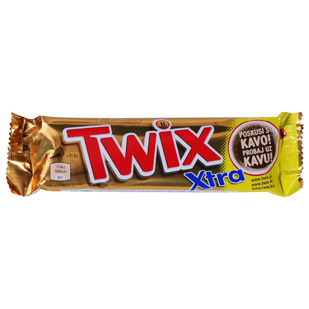 Twix extra / mars kingsize 75g (Twix), 70g (Mars)