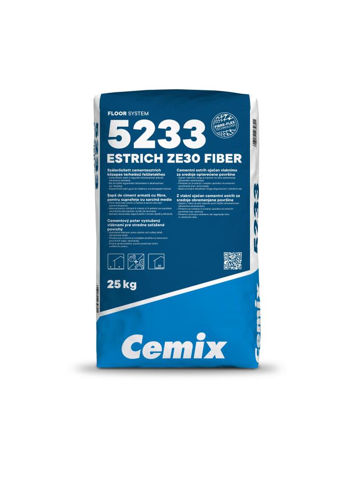 Cementni estrih '5233 estrich ze3o fiber' 25 kg