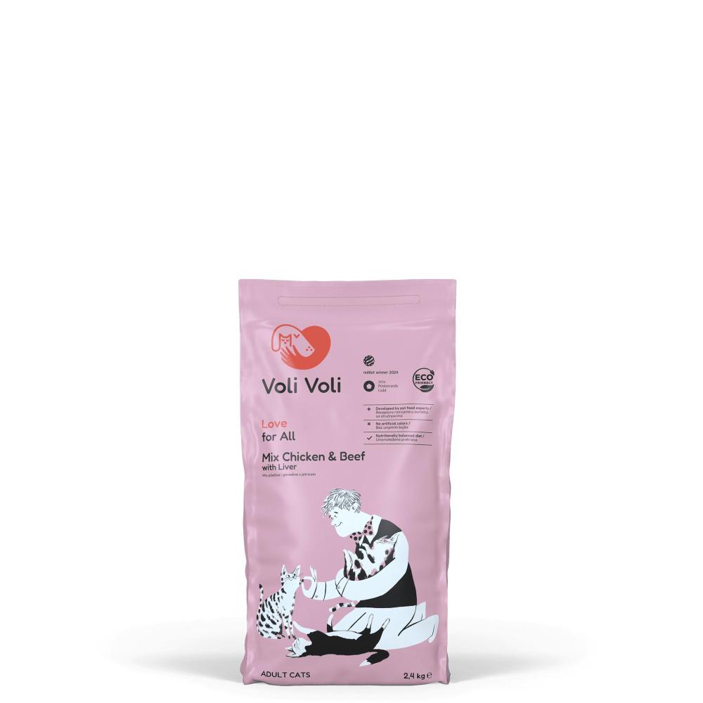Hrana za mačke 2,4 kg