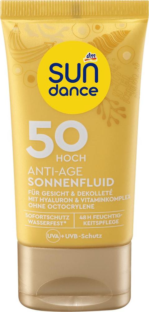 Anti-age fluid za sunčanje za lice i dekolte 50 ml
