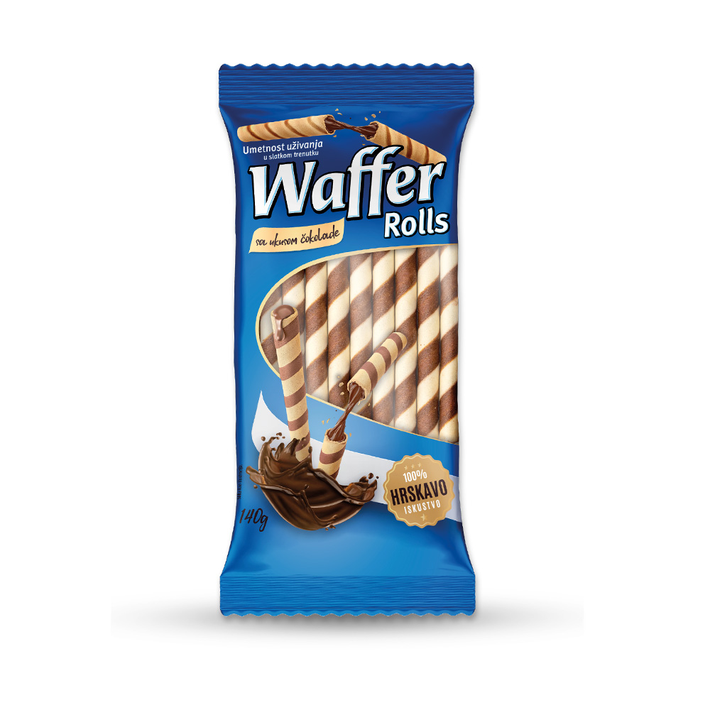 Vafel rolice 140 g