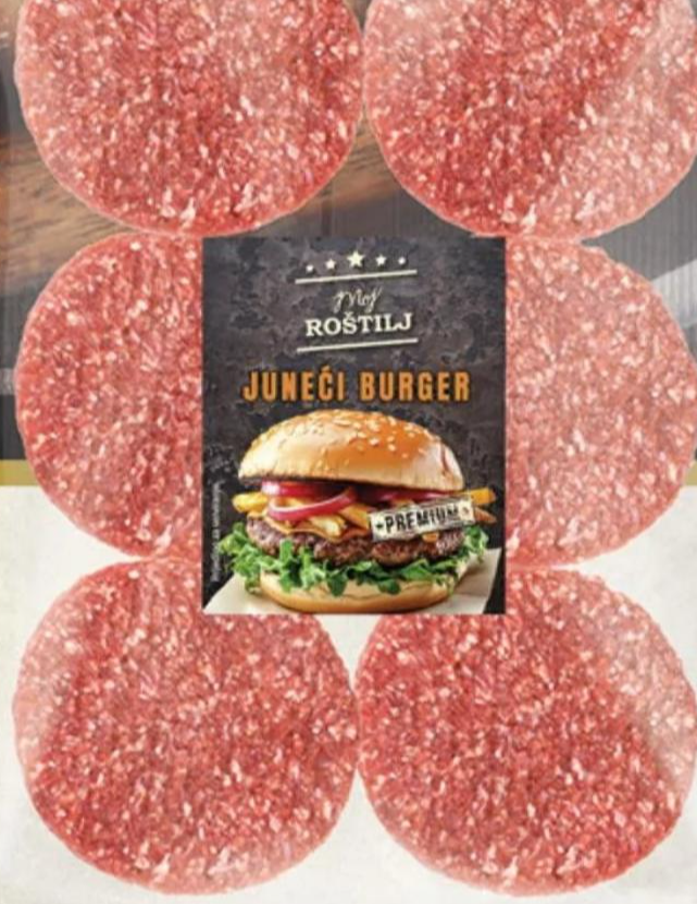 Juneći burger 6x150 g, 900 g