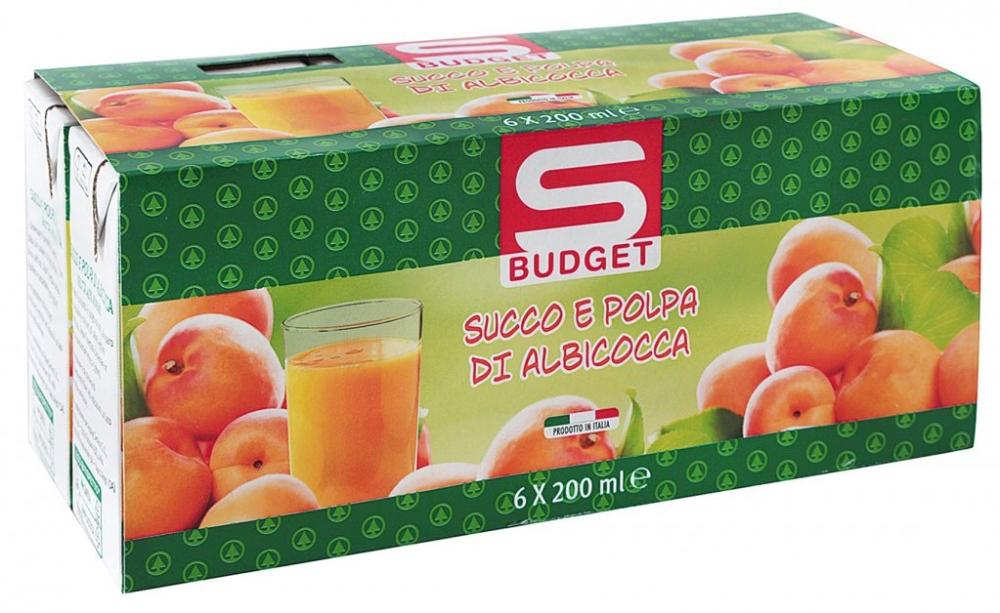 Sok s-budget 6 x 0,2 L S-BUDGET