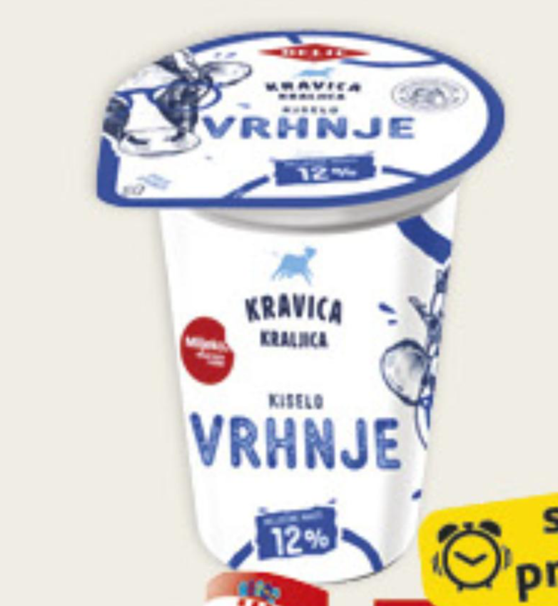Kiselo vrhnje 180g