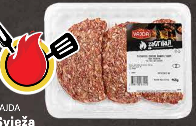 Svježa pljeskavica 465 g
